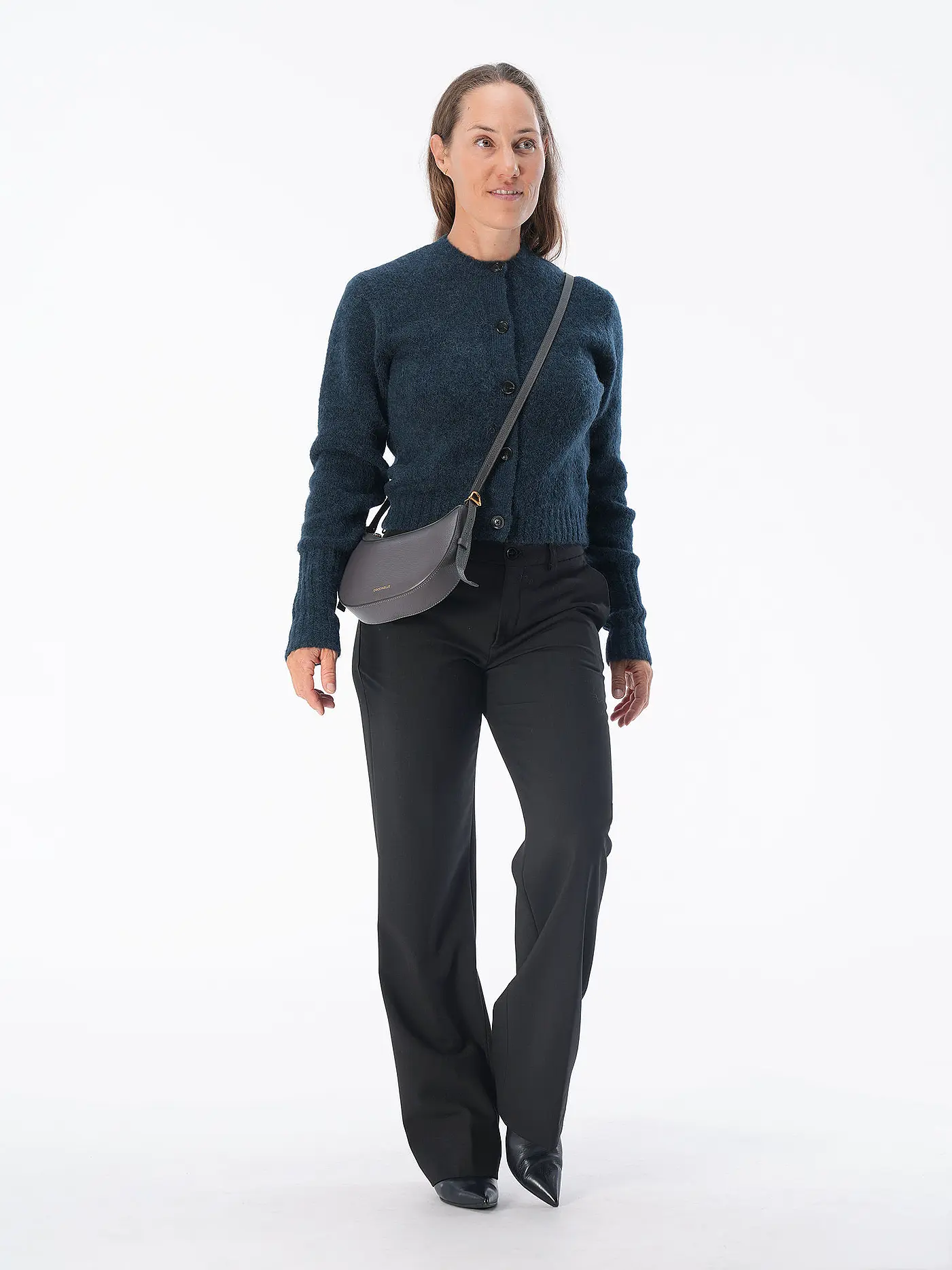 COCCINELLE | Ledertasche - Mini Bag COCCINELLEWHISPER | grau